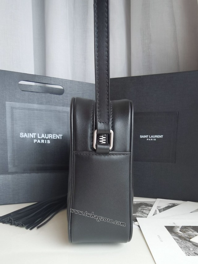 YSL专柜款女包 聖羅蘭經典款原廠皮LOU流蘇吊墜相機包 YSL肩背斜挎包 520534  jjh1148